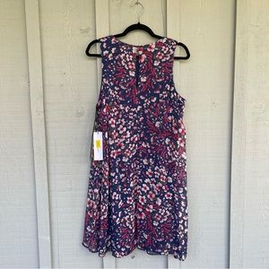 Calvin Klein floral sleeveless dress NWT